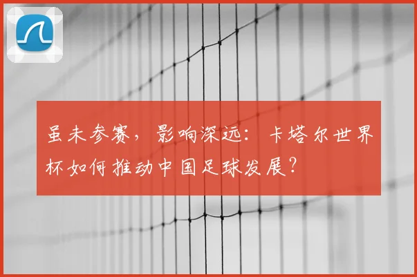 虽未参赛，影响深远：卡塔尔世界杯如何推动中国足球发展？