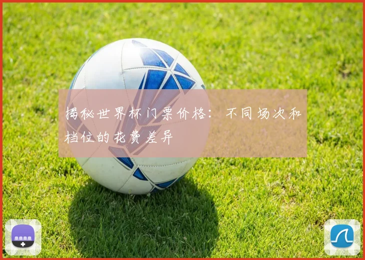 揭秘世界杯门票价格：不同场次和档位的花费差异