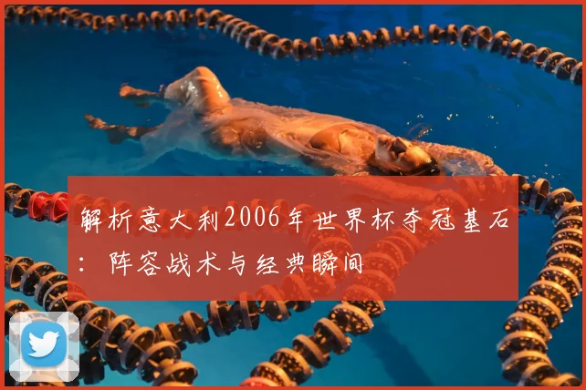 解析意大利2006年世界杯夺冠基石：阵容战术与经典瞬间